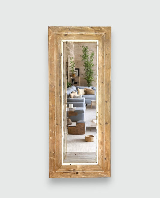 #1 Miroir en bois