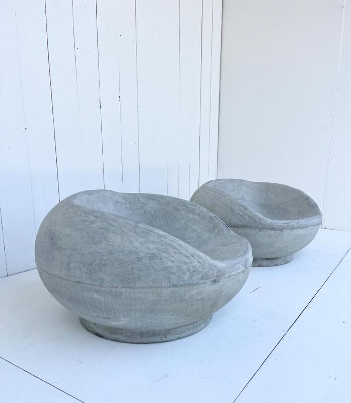 Bubble Concrete chair - fauteuil Bubble en béton & fibre 