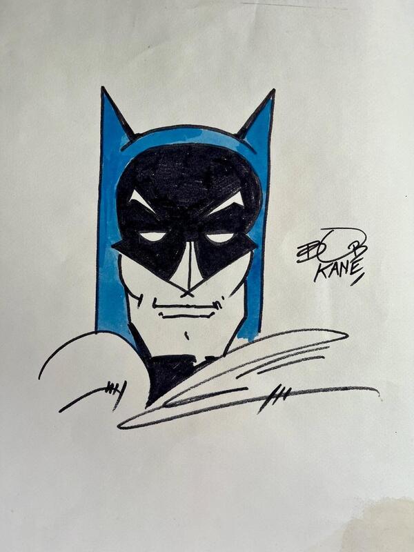 Original Bob Kane Batman drawing